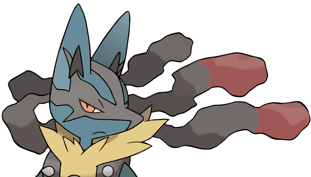 A picture of Mega-Lucario